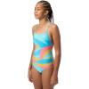 imageSpeedo Girls Swimsuit One Piece Thin StrapsAquaMango