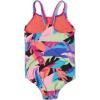 imageSpeedo Girls Swimsuit One Piece Thin StrapsBlock Tropics Anthracite