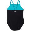 imageSpeedo Girls Swimsuit One Piece Thin StrapsLogo Speedo Black