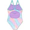 imageSpeedo Girls Swimsuit One Piece Thin StrapsOmbre Check