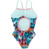 imageSpeedo Girls Swimsuit One Piece Thin StrapsPalm Aqua Splash