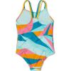 imageSpeedo Girls Swimsuit One Piece Thin StrapsWavy Enamal Blue