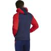 imageSpeedo Mens Sweatshirt Full Zip Hooded Jacket Team Warm UpRedWhiteBlue