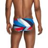 imageSpeedo Mens Swimsuit Brief Creora Highclo PrintedDrift RedWhiteBlue