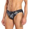 imageSpeedo Mens Swimsuit Brief Creora Highclo PrintedFancy Floral Anthracite