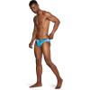imageSpeedo Mens Swimsuit Brief Creora Highclo PrintedPalm Blue RadianceAtoll