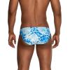 imageSpeedo Mens Swimsuit Brief Creora Highclo PrintedTides WhiteBlue