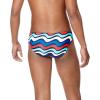 imageSpeedo Mens Swimsuit Brief Creora Highclo PrintedWavy Bittersweet