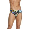 imageSpeedo Mens Swimsuit Brief Endurance Lite Turnz PrintedBlackYellow