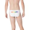 imageSpeedo Mens Swimsuit Brief PowerFlex Eco Solar2023 Pride Bright White
