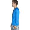 imageSpeedo Mens Uv Swim Shirt Easy Long Sleeve Regular FitBlue Lemonade