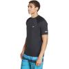 imageSpeedo Mens Uv Swim Shirt Short Sleeve Regular Fit SolidSpeedo Black