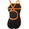 imageSpeedo Swimsuit One Piece Endurance Flyback Solid Youth Team ColorsBlackOrange
