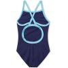 imageSpeedo Swimsuit One Piece Endurance Flyback Solid Youth Team ColorsTeam NavyLight Blue