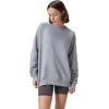 imageSpeedo UnisexAdult Sweatshirt Crew Neck Pull Over Team Warm Up2024 Heather Grey