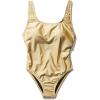imageSpeedo Womens Swimsuit One Piece Logo Back Strap Contemporary CutGold