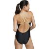 imageSpeedo Womens Swimsuit One Piece Thin Strap High CutNew Black