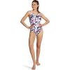 imageSpeedo Womens Swimsuit One Piece Thin Strap High CutPrism Festival Fuchsia