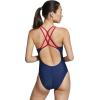imageSpeedo Womens Swimsuit One Piece Thin Strap High CutRedWhiteBlue