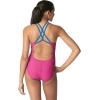 imageSpeedo Womens Swimsuit One Piece Thin Strap High CutRose Violet