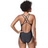 imageSpeedo Womens Swimsuit One Piece Thin Strap High CutSpeedo Black