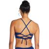 imageSpeedo Womens Swimsuit Top Bikini Endurance Tie Back DemiRib Cerulean Blue