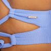 imageSpeedo Womens Swimsuit Top Bikini Endurance Tie Back DemiRib Curious Blue