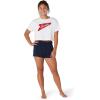 imageSpeedo Womens TShirt Short Sleeve Crew Neck Vintage CropBondi Boom White