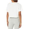 imageSpeedo Womens TShirt Short Sleeve Crew Neck Vintage CropPride White