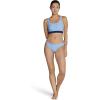imageSpeedo womens Swimsuit Bikini TopKeyhole Robbia Blue