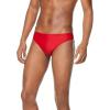 imageSpeedo Mens Swimsuit Brief PowerFlex Eco SolarLogo High Risk Red