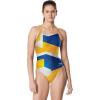 imageSpeedo Swimsuit One Piece Endurance Flyback Solid Youth Team ColorsTeam SapphireGold