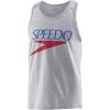 imageSpeedo UnisexAdult Tank Top Sleeveless Vintage Crew NeckMedium Heather Grey
