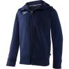 imageSpeedo Unisexchild Sweatshirt Full Zip Hooded Jacket Team Warm UpSpeedo Navy