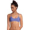 imageSpeedo Womens Swimsuit Top Bikini Endurance Tie Back DemiBaja Blue