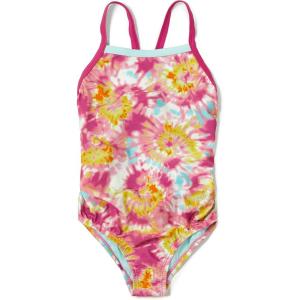 imageSpeedo Girls Swimsuit One Piece Thin StrapsPink Cosmos