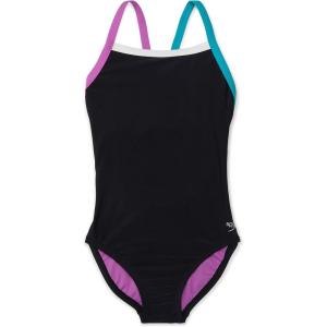 imageSpeedo Girls Swimsuit One Piece Thin StrapsSpeedo Black