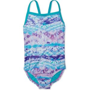 imageSpeedo Girls Swimsuit One Piece Thin StrapsTie Dye Magic