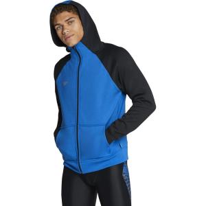 imageSpeedo Mens Sweatshirt Full Zip Hooded Jacket Team Warm UpSpeedo Blue