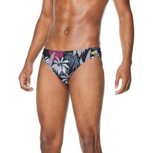 imageSpeedo Mens Swimsuit Brief Creora Highclo PrintedFloral Fuchsia