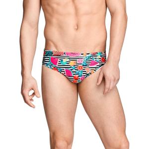 imageSpeedo Mens Swimsuit Brief Endurance Lite Turnz PrintedFusion Coral