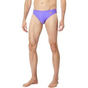 imageSpeedo Mens Swimsuit Brief PowerFlex Eco Solar2023 Pride Wicked Purple