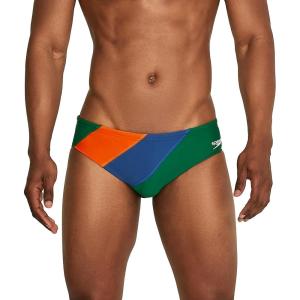 imageSpeedo Mens Swimsuit Brief PowerFlex Eco SolarBlock Douglas Fir