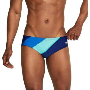 imageSpeedo Mens Swimsuit Brief PowerFlex Eco SolarBlock Peacoat