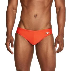 imageSpeedo Mens Swimsuit Brief PowerFlex Eco SolarSpicy Orange