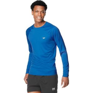 imageSpeedo Mens Uv Swim Shirt Easy Long Sleeve Regular FitBlue Atoll