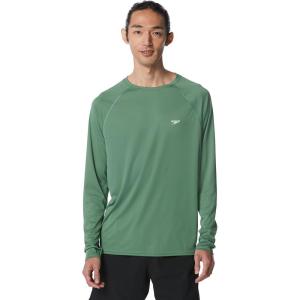 imageSpeedo Mens Uv Swim Shirt Easy Long Sleeve Regular FitDark Ivy