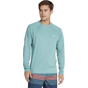 imageSpeedo Mens Uv Swim Shirt Easy Long Sleeve Regular FitOil Blue