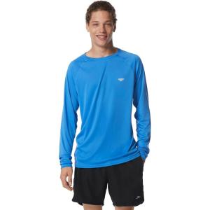 imageSpeedo Mens Uv Swim Shirt Easy Long Sleeve Regular FitPalace Blue