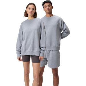 imageSpeedo UnisexAdult Sweatshirt Crew Neck Pull Over Team Warm Up2024 Heather Grey